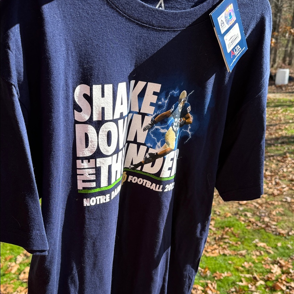 Notre Dame Football 2012 Navy T-Shirt - Picture 3 of 9
